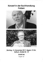 Konzert bei Froben: Thomas Brendgens-Mönkemeyer und Sigi Busch