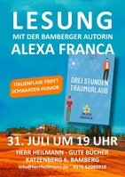 Lesung "Drei Stunden Traumurlaub"