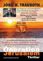 Thriller-Lesung Jörg Trauboth aus `Operation Jerusalem´.