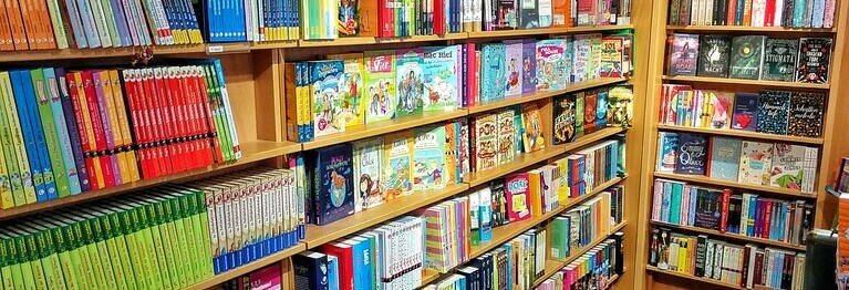 Bild der Kinderbuchabteilung.