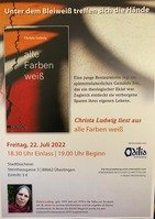 "Alle Farben weiß" - Lesung mit Christa Ludwig