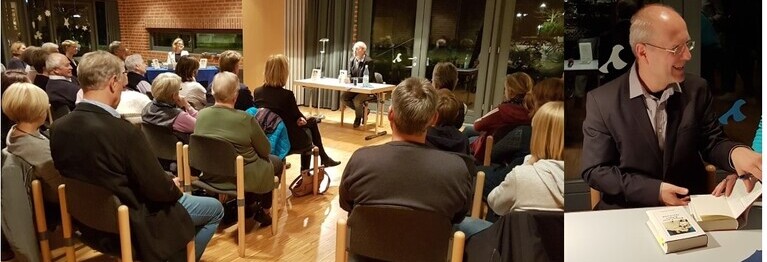 Der Autor Klaus Cäsar Zehrer bei einer Lesung