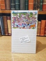 Kühlschrankblock mit Motiv Lauf an der Pegnitz Wimmelzeichnung