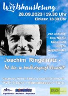 Wirtshauslesung: Joachim Ringelnatz - Ich bin so knallvergnügt erwacht