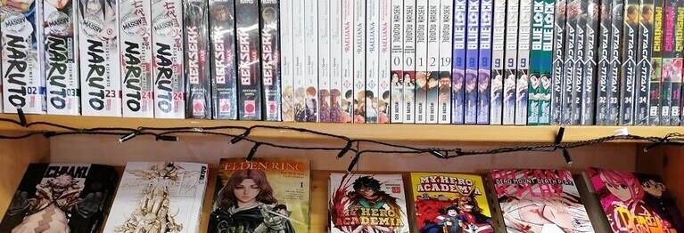 Großes aktuelles Manga-Sortiment bei uns im Geschäft! 
Und was nicht vorrätig ist, können wir meist innerhalb eines Tages besorgen.