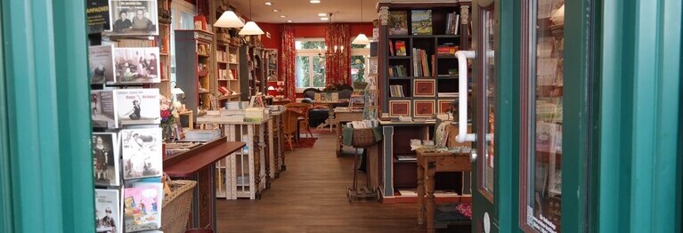 Eingang der Buchhandlung