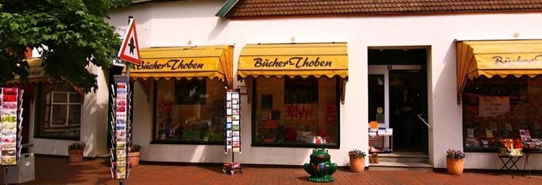 Fassade der Buchhandlung Thoben