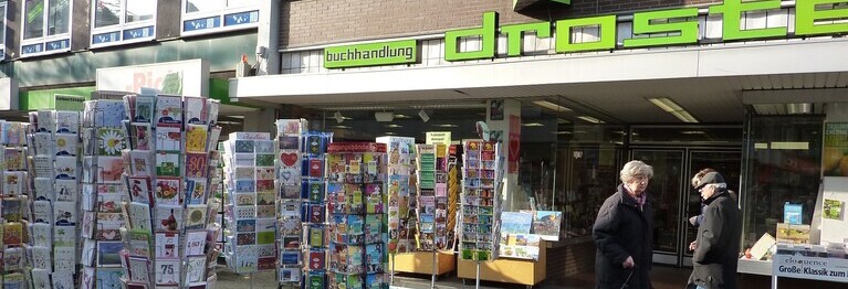 Außenansicht der Buchhandlung Droste