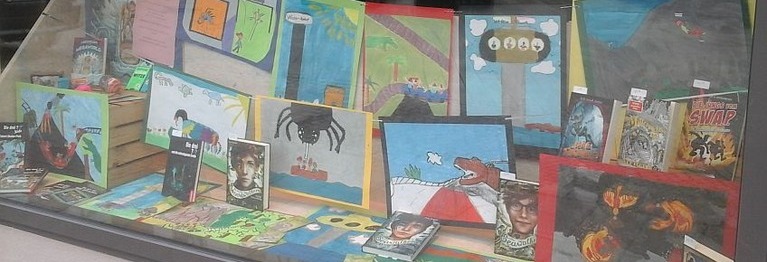 Schaufenster zum Welttag des Buches