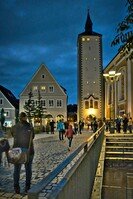 Altstadtnacht Mindelheim  mit Bergwelt Balsamico Verkostung bei Bücher Thurn